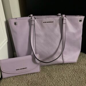 Purple purse with matching wallet